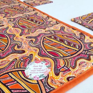 Handmade Jijaka table runner