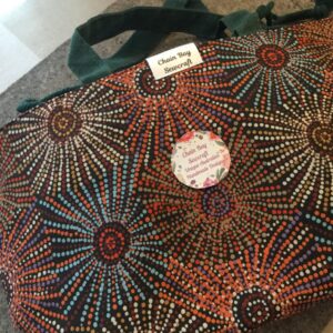 Handmade drawstring bag